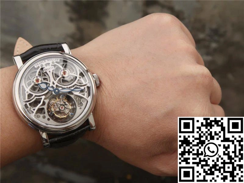 Franck Muller Giga Tourbillon 7048 T G SQT BR Silver Skeleton Dial Minimalist 1709