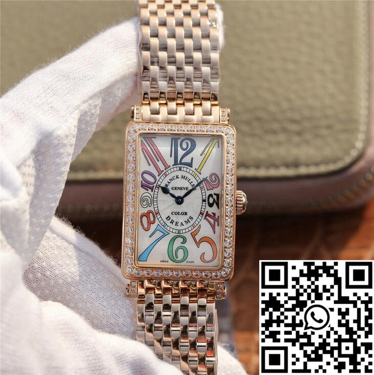 Franck Muller LONG ISLAND 952 Ladies ABF Factory Rose Gold With Diamonds Cozy 1712
