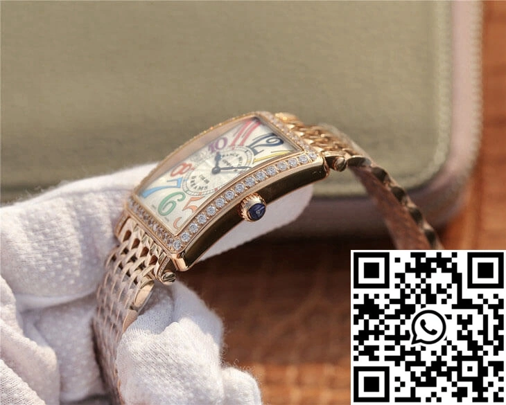 Franck Muller LONG ISLAND 952 Ladies ABF Factory Rose Gold With Diamonds Cozy 1712