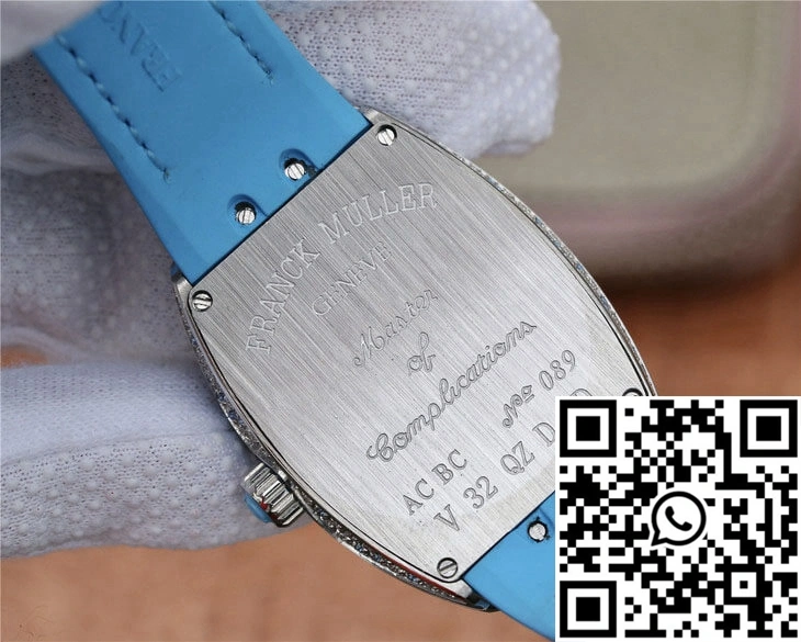 Durable Franck Muller Ladies Collection V 32 SC AT FO D CD (BL) ABF Factory Diamond-set Bezel 471