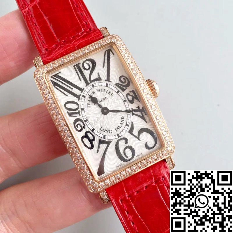 SoftTouch Franck Muller Ladies Long Island 1952 952 QZ D CD GF Factory Silver Dial 1711