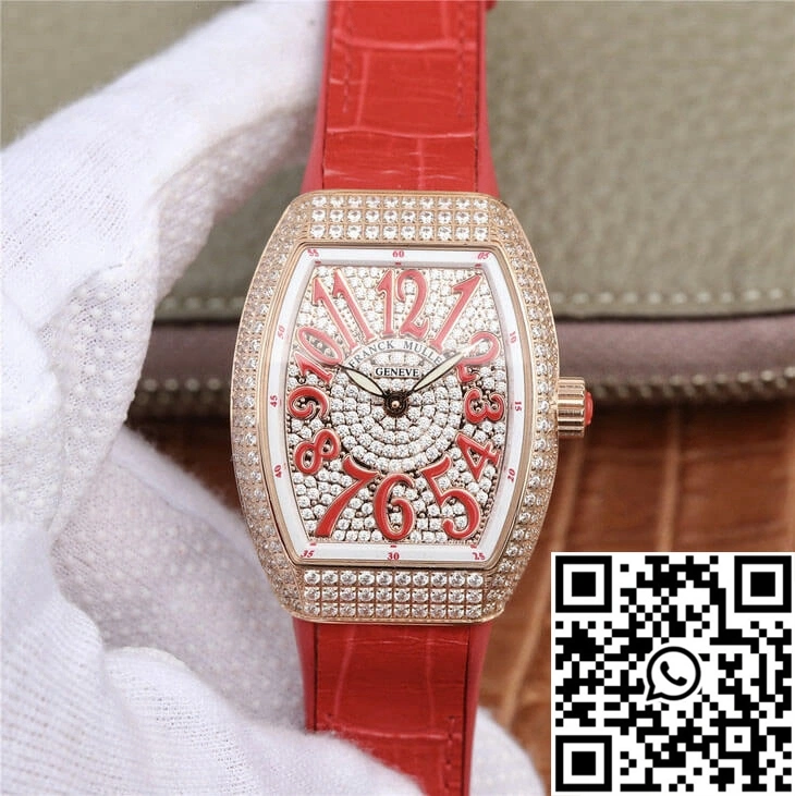 SoftTouch Franck Muller Vanguard Ladies ABF Factory Diamond Case 1727