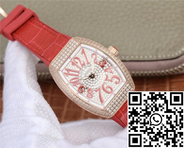 SoftTouch Franck Muller Vanguard Ladies ABF Factory Diamond Case 1727