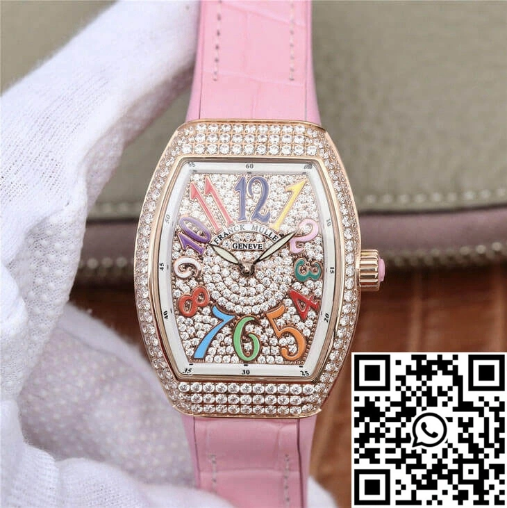 EasyMatch Franck Muller Vanguard Ladies ABF Factory Rose Gold Diamond-set Dial 1730