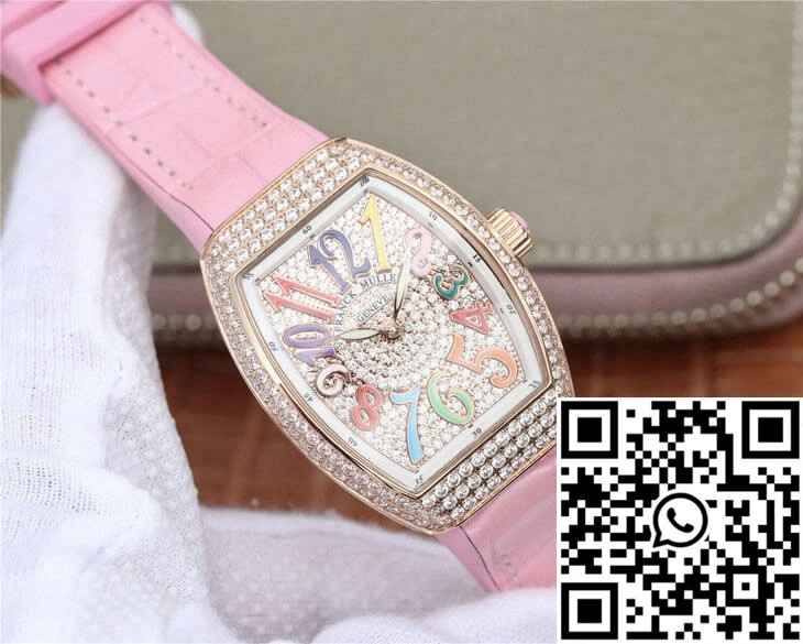 EasyMatch Franck Muller Vanguard Ladies ABF Factory Rose Gold Diamond-set Dial 1730