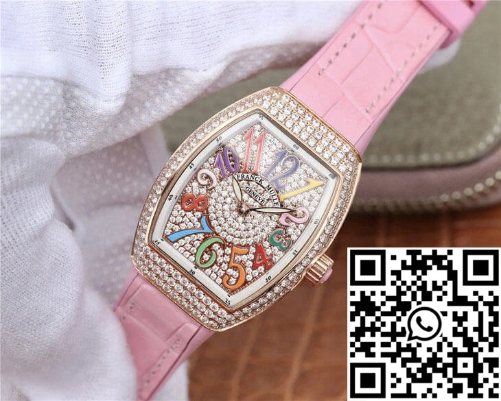 EasyMatch Franck Muller Vanguard Ladies ABF Factory Rose Gold Diamond-set Dial 1730