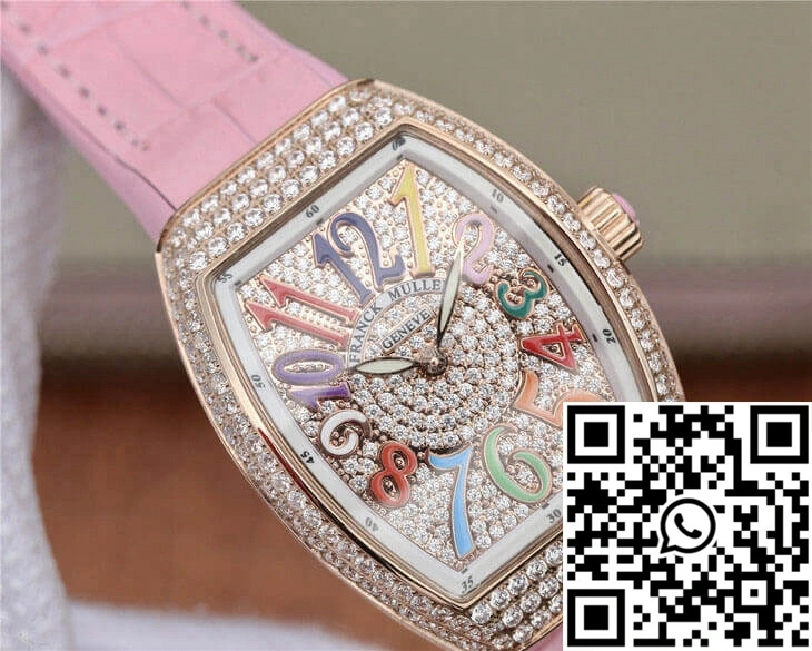 EasyMatch Franck Muller Vanguard Ladies ABF Factory Rose Gold Diamond-set Dial 1730