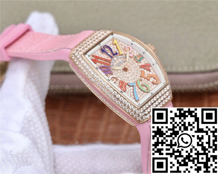 EasyMatch Franck Muller Vanguard Ladies ABF Factory Rose Gold Diamond-set Dial 1730