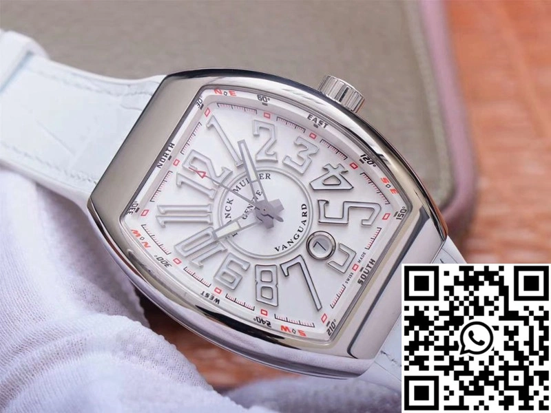 Franck Muller Vanguard V 45 SC DT 5N BC ZF Factory White Dial Vibrant 1731