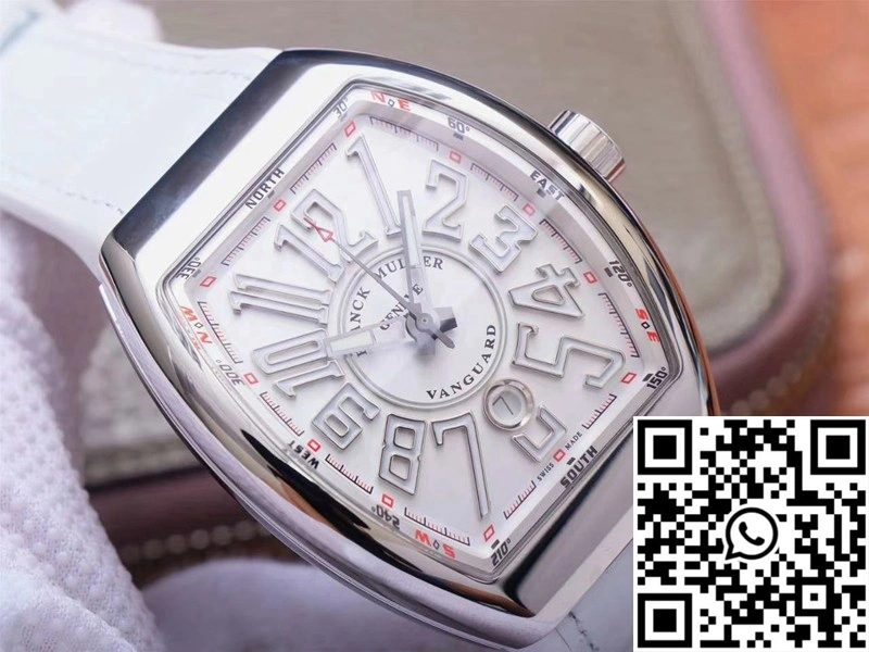 Franck Muller Vanguard V 45 SC DT 5N BC ZF Factory White Dial Vibrant 1731