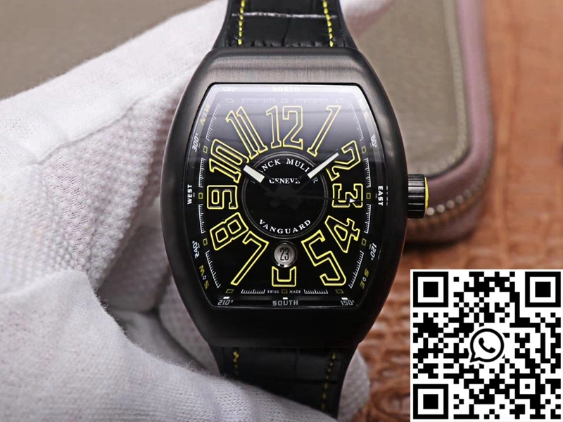 Franck Muller Vanguard V.45.SC.DT.TT.NR.BR.JA ZF Factory Black Dial Colorful 1722