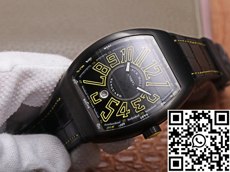 Franck Muller Vanguard V.45.SC.DT.TT.NR.BR.JA ZF Factory Black Dial Colorful 1722