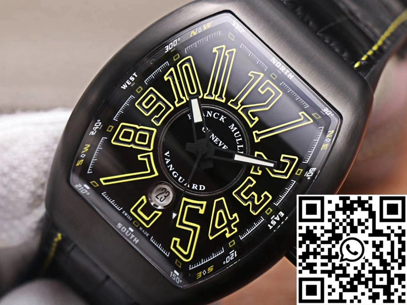 Franck Muller Vanguard V.45.SC.DT.TT.NR.BR.JA ZF Factory Black Dial Colorful 1722