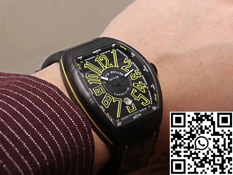 Franck Muller Vanguard V.45.SC.DT.TT.NR.BR.JA ZF Factory Black Dial Colorful 1722