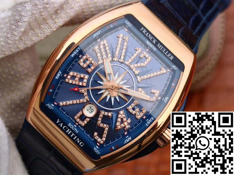 Franck Muller Vanguard V45 25th Anniversary Blue Dial RelaxedFit 1734