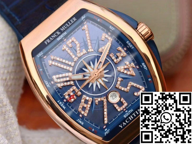 Franck Muller Vanguard V45 25th Anniversary Blue Dial RelaxedFit 1734