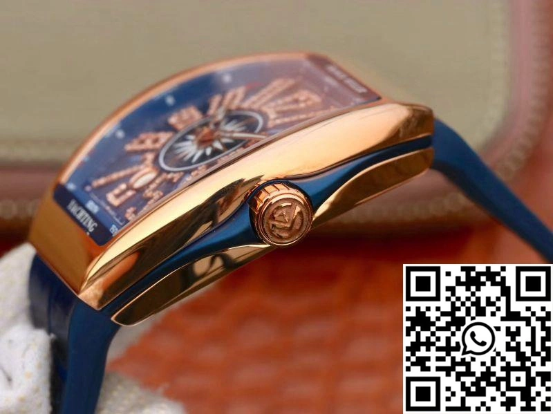 Franck Muller Vanguard V45 25th Anniversary Blue Dial RelaxedFit 1734