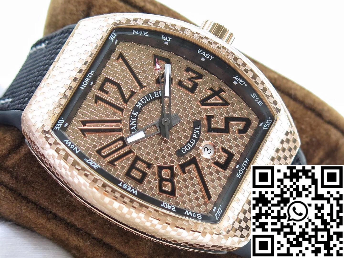 Franck Muller Vanguard V45 Rose Gold Dial FastDry 1715