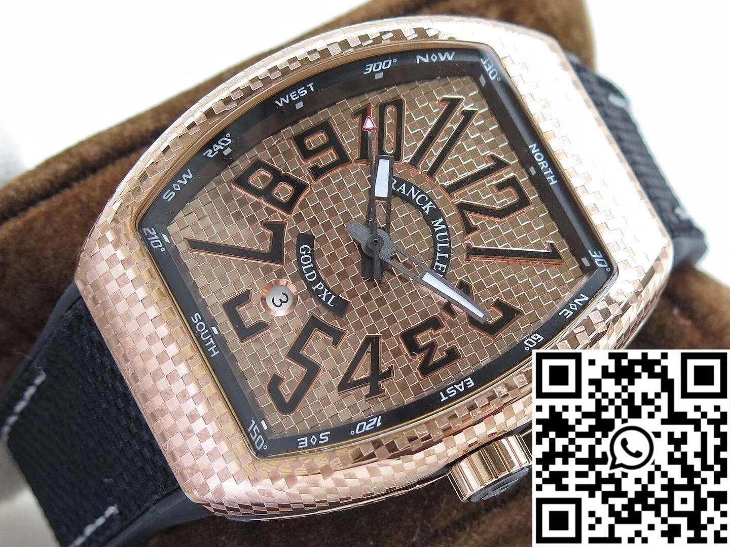 Franck Muller Vanguard V45 Rose Gold Dial FastDry 1715