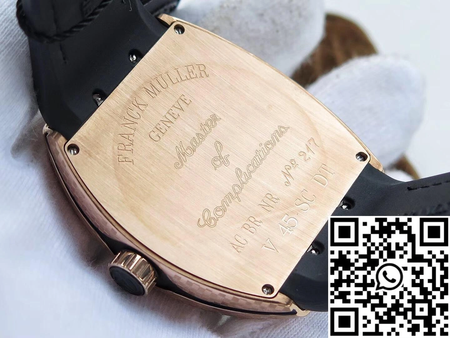 Franck Muller Vanguard V45 Rose Gold Dial FastDry 1715