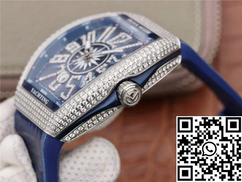 Franck Muller Vanguard V45.SC.DT.AC.BL Blue Dial WaterResistant 1723