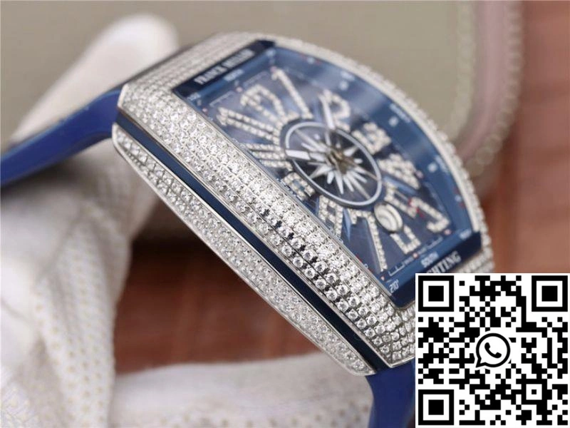Franck Muller Vanguard V45.SC.DT.AC.BL Blue Dial WaterResistant 1723
