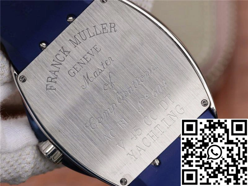 Franck Muller Vanguard V45.SC.DT.AC.BL Blue Dial WaterResistant 1723
