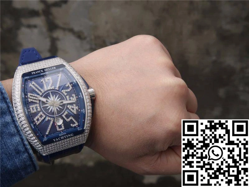 Franck Muller Vanguard V45.SC.DT.AC.BL Blue Dial WaterResistant 1723