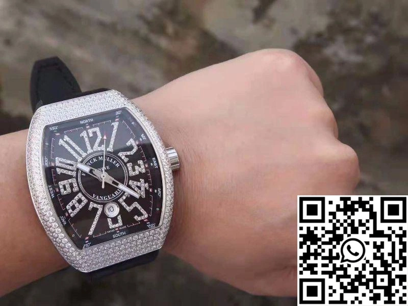 Unique Franck Muller Vanguard V45.SC.DT.D.NBR.CD.5N.NR Black Dial 1721