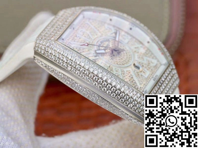 Franck Muller Vanguard V45.SC.DT.D.NBR.CD.5N.NR Diamond Dial Casual 1728