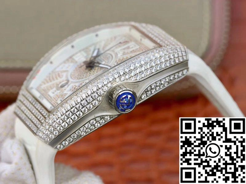 Franck Muller Vanguard V45.SC.DT.D.NBR.CD.5N.NR Diamond Dial Casual 1728