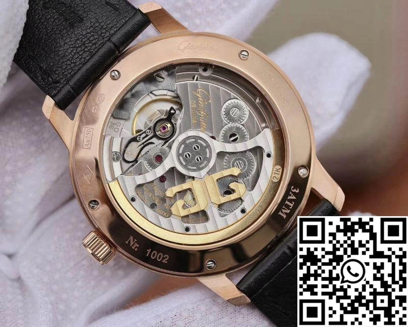SportInspired Glashutte  Senator 1-36-04-04-02-01 Moonphase 18K Rose Gold White Dial 1743