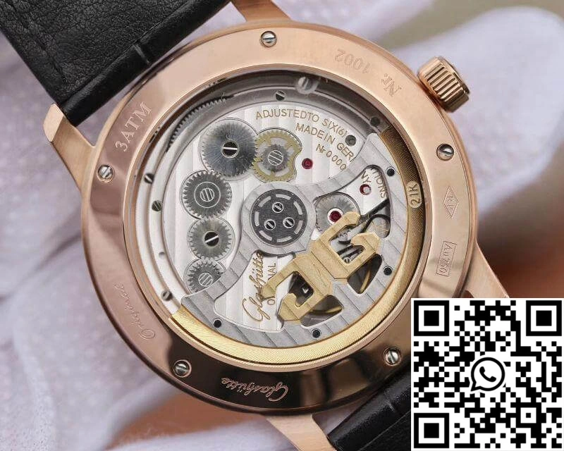 SportInspired Glashutte  Senator 1-36-04-04-02-01 Moonphase 18K Rose Gold White Dial 1743