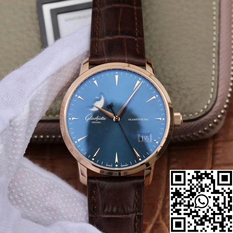 Cozy Glashutte  Senator 1-36-04-04-02-01 Moonphase Gray Dial 1741