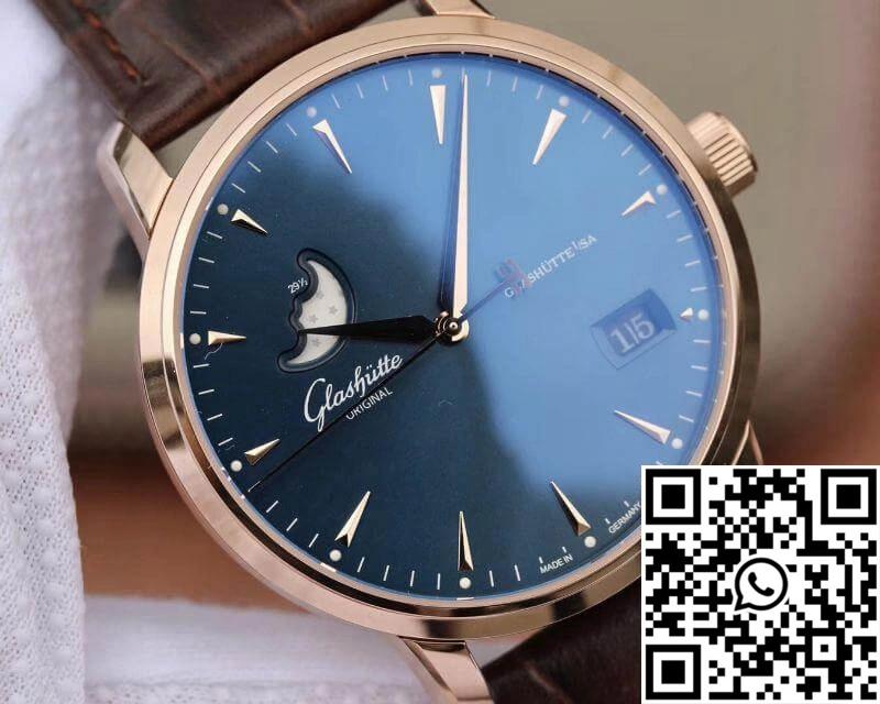 Cozy Glashutte  Senator 1-36-04-04-02-01 Moonphase Gray Dial 1741