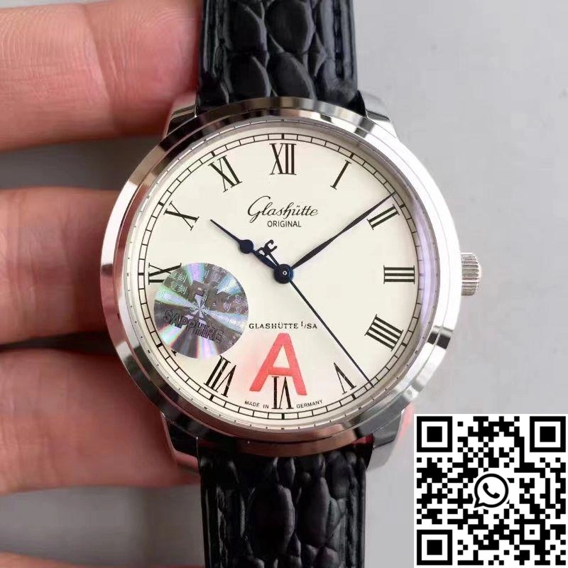 Glashutte  Senator Excellence 1-39-52-01-02-04 V4 Stainless Steel Case White Dial FK Factory Unisex 1737