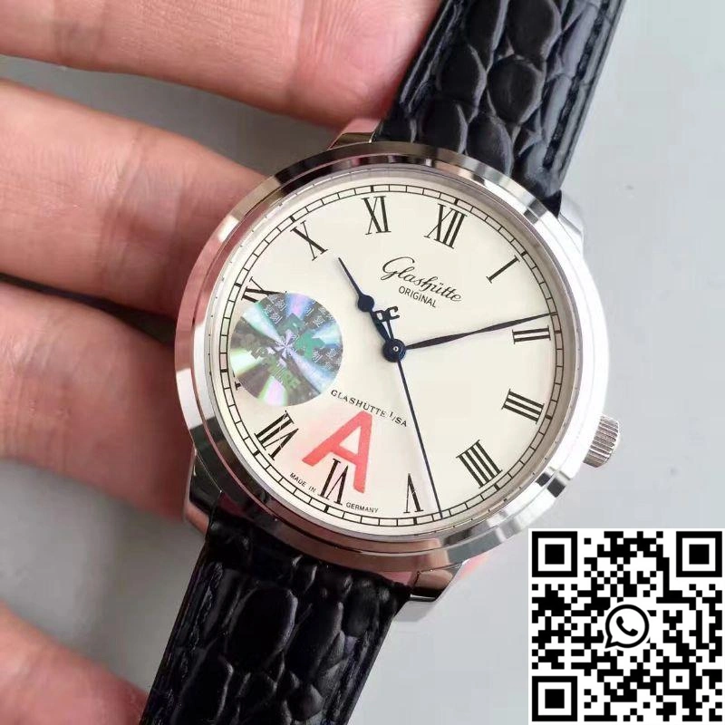 Glashutte  Senator Excellence 1-39-52-01-02-04 V4 Stainless Steel Case White Dial FK Factory Unisex 1737
