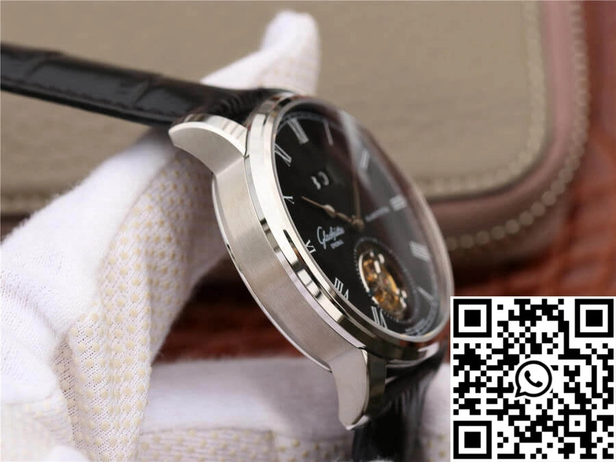 TravelReady Glashutte  Senator Excellence Tourbillon 1-94-03-04-04-04 R8 Factory V3 Black Dial 1735