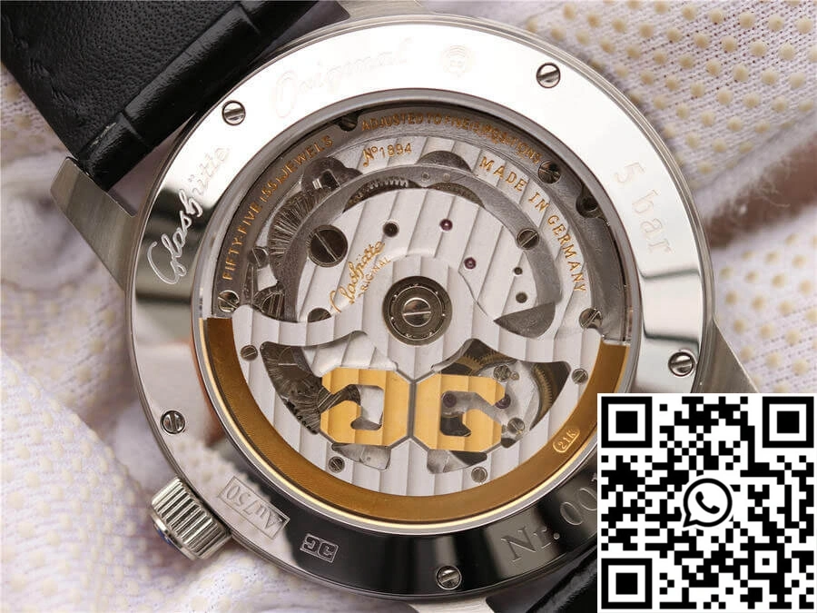 TravelReady Glashutte  Senator Excellence Tourbillon 1-94-03-04-04-04 R8 Factory V3 Black Dial 1735