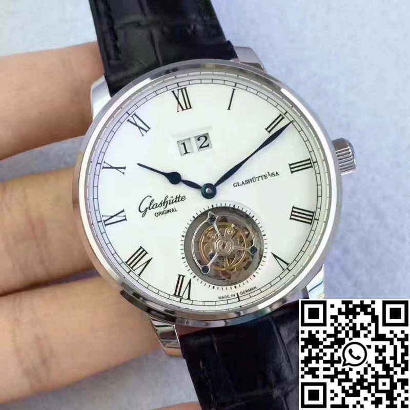 Classic Glashutte  Senator Excellence Tourbillon 1-94-03-04-04-04 White Dial 1739