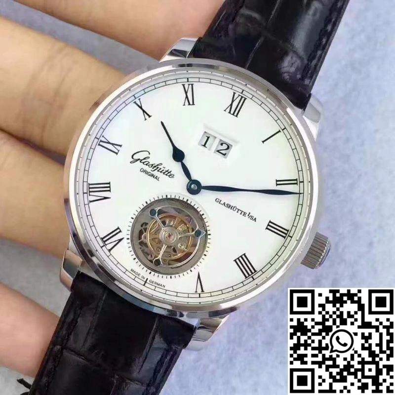 Classic Glashutte  Senator Excellence Tourbillon 1-94-03-04-04-04 White Dial 1739