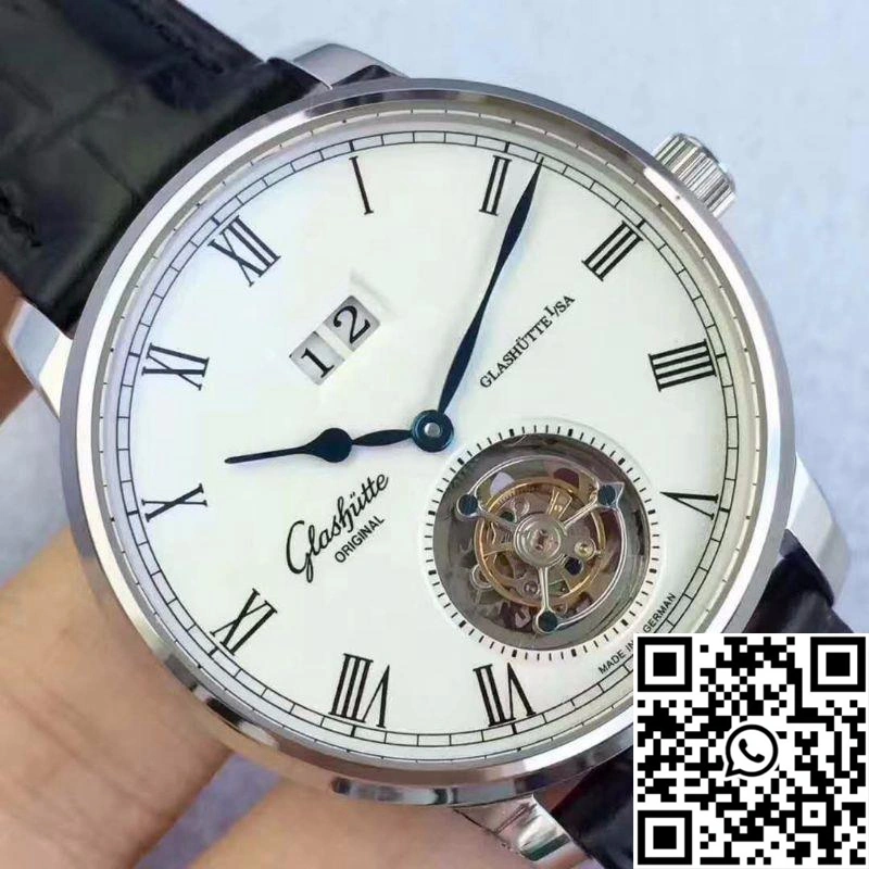 Classic Glashutte  Senator Excellence Tourbillon 1-94-03-04-04-04 White Dial 1739