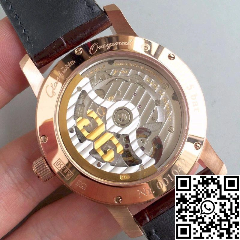 Glashutte  Senator Excellence Tourbillon White Dial Lightweight 1745