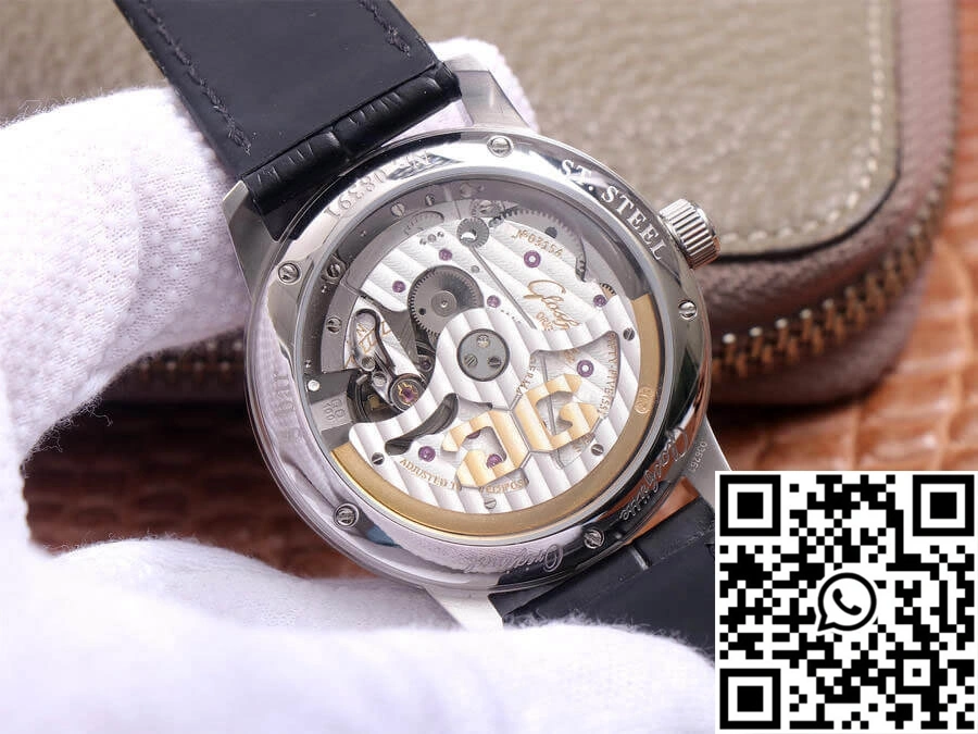 Glashutte Senator Excellence Large Calendar Moon Phase 1-36-04 V9 Factory Blue Dial QuickDry 1746