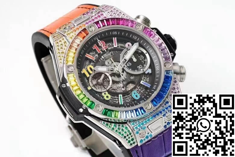 Premium Hublot BIG BANG Unico 411.NX.1117.LR.0999 ZF Factory Coloured Gemstone Dial 1805