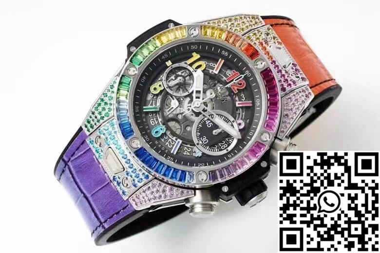 Premium Hublot BIG BANG Unico 411.NX.1117.LR.0999 ZF Factory Coloured Gemstone Dial 1805