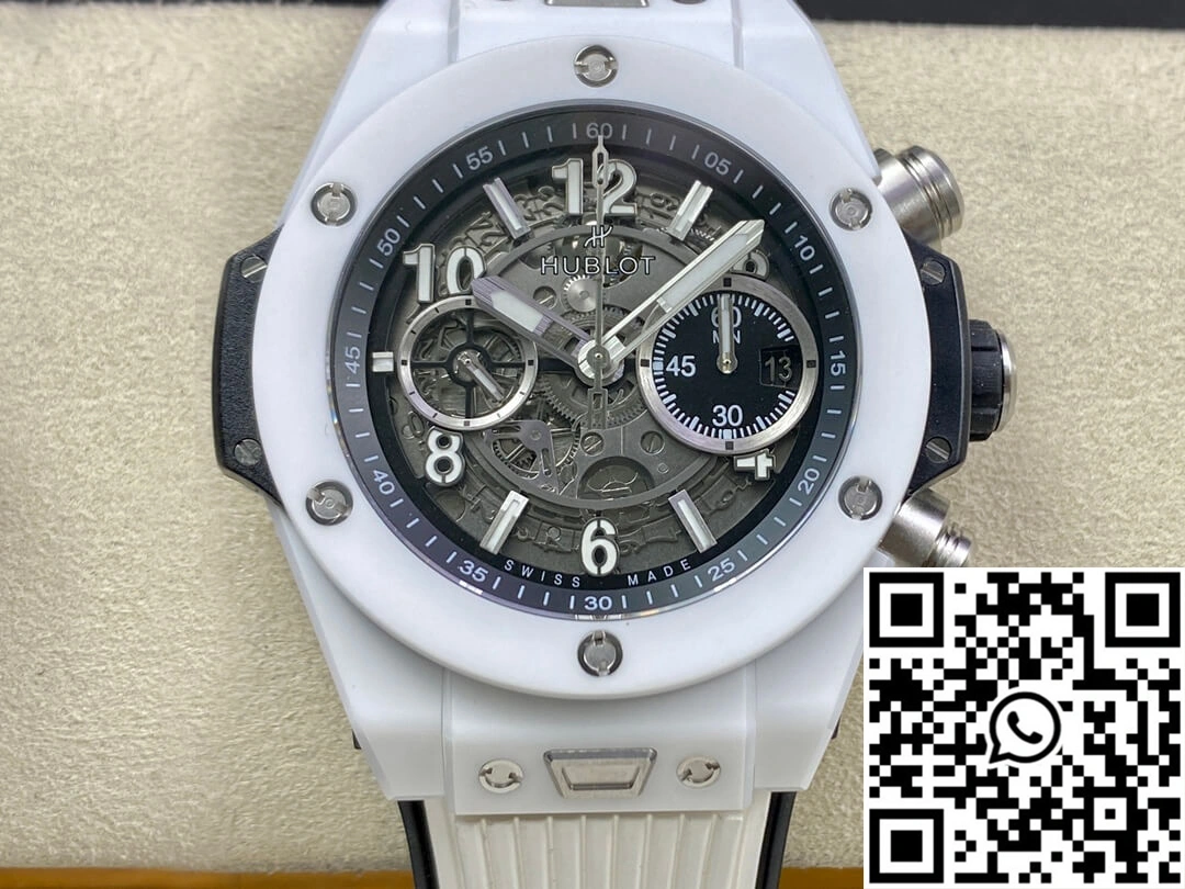 Original Hublot BIG BANG Unico 421.HX.1170.RX ZF Factory White Ceramic Case 1783