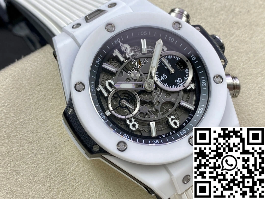 Original Hublot BIG BANG Unico 421.HX.1170.RX ZF Factory White Ceramic Case 1783
