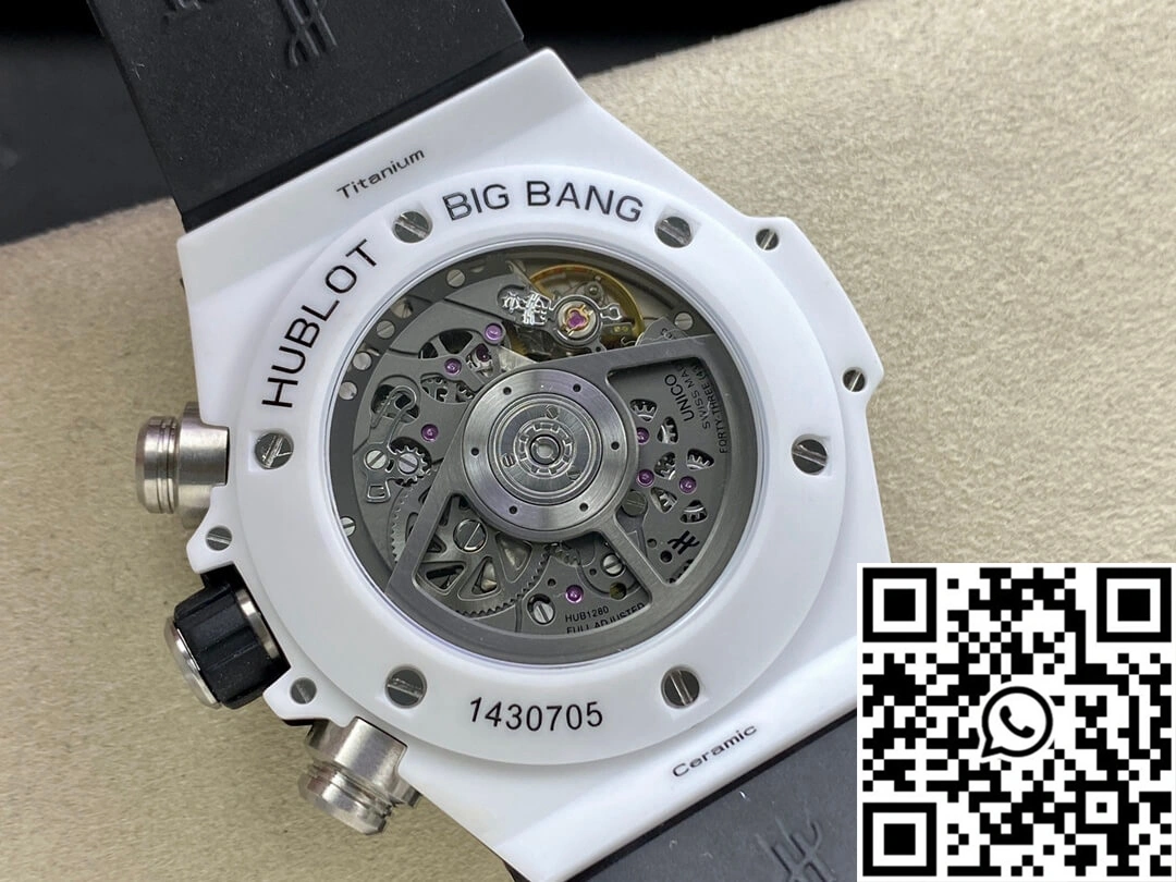 Original Hublot BIG BANG Unico 421.HX.1170.RX ZF Factory White Ceramic Case 1783