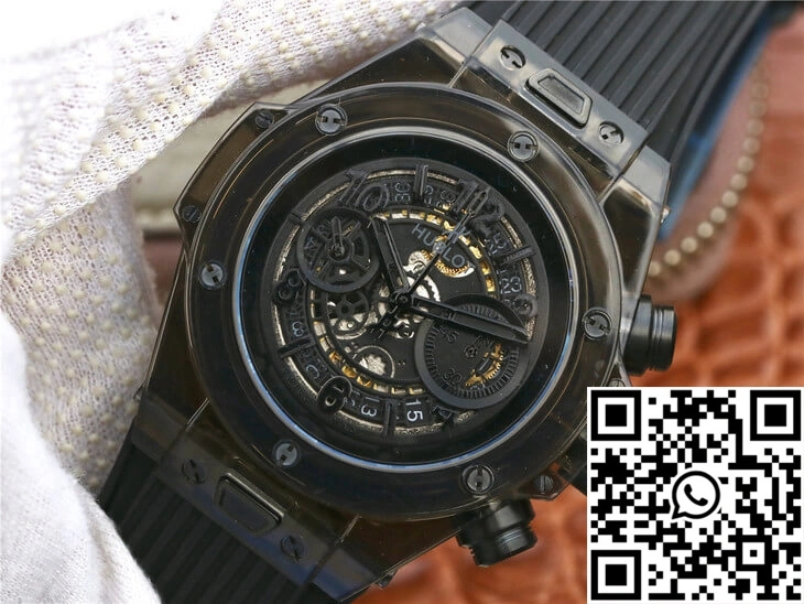 Hublot Big Bang 411.JX.4802.RT Black Case Black Strap Snug 1793